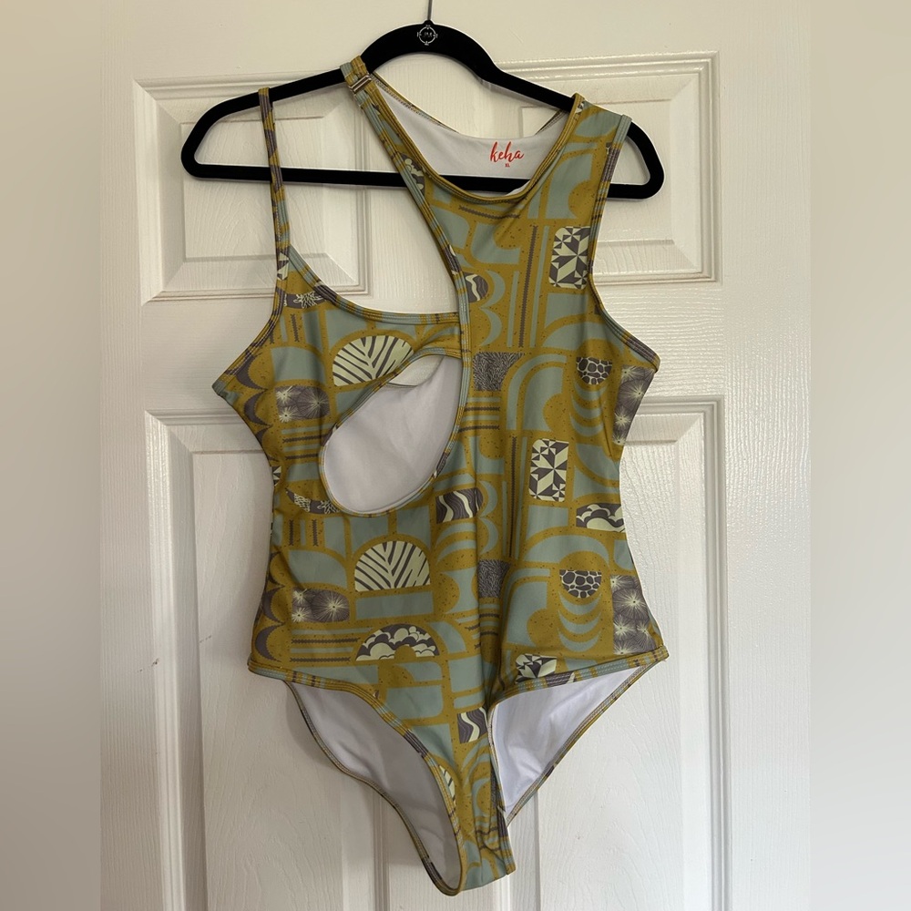 Women’s swimwear in Yellow and Gray by Keha